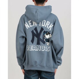 メジャーリーグベースボール MLB MLB PEANUTS ジップパーカー ピーナッツ メジャーリーグ （ブルーB）