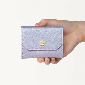 マリークワント MARY QUANT ポラリゼーション ミニウォレット （パープル）