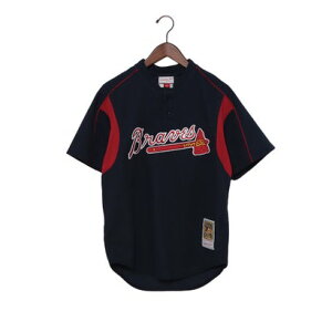 �~�b�`�F���A���h�l�X mitchell & ness MLB ATLANTA BRAVES CHIPPER JONES 2003 BP JERSEY ���j�t�H�[�� �i�A�g�����^�E�u���[�u�X�j