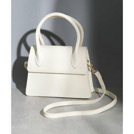 オウレンティ AULENTTI 【AULENTTI】2wayトップハンドルバッグ ショルダーバッグ イタリアンレザー （ホワイト）