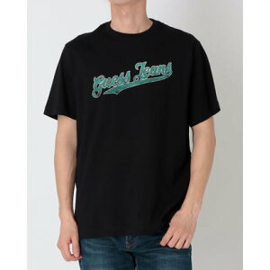 �Q�X GUESS GUESS JEANS Short Sleeves Crew Neck Regular 1981 Tee �iJBLK�j