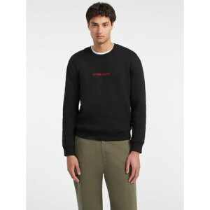 �Q�X GUESS GUESS JEANS Crew Neck Slim Logo Emb Sweat �iJBLK�j
