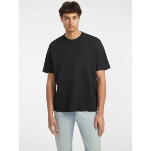 �Q�X GUESS GUESS JEANS Short Sleeves Crew Neck Os Logo Emb Tee �iJBLK�j