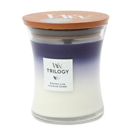ウッドウィック WoodWick トリロジージャーM キャンドル （イヴニングリュクス）【交換・返品不可】