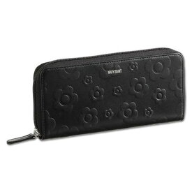 マリークワント MARY QUANT デイジーエンボスフロート パース （ブラック）