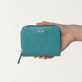 マリークワント MARY QUANT デイジーエンボスフロート ウォレット （グリーン）