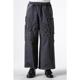 ターク TAAKK Sweat Wide Pants （BLACK BLEACH）