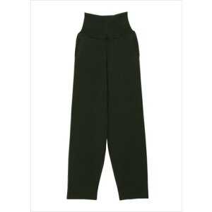 �P���e KEnTe Simple Cotton Knit Pants �iGREEN�j