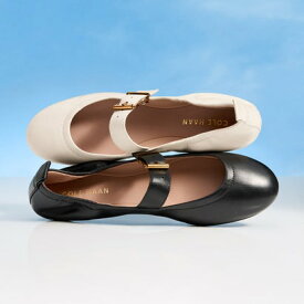 コール ハーン COLE HAAN グレイスリン メリージェーン バレエ フラット womens （ブラック レザー）