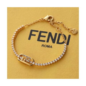 �t�F���f�B FENDI FENDI �u���X���b�g OLOCK �I�[���b�N 8AL196 ATEP �iF089U/SOFT-GOLD+CRYSTAL�j