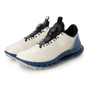 �G�R�[ ECCO ����؃��f�� GOLF BIOM C5 �����Y �{�v �X�p�C�N���X�S���t�V���[�Y GORE-TEX�h�� �iWHITE/FEDERAL BLUE�j