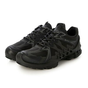 �G�R�[ ECCO �����\ �����₷�� BIOM AEX W ���f�B�[�X �{�v ���[�X�A�b�v�X�j�[�J�[ GORE-TEX�h�� �iBLACK/BLACK/BLACK�j