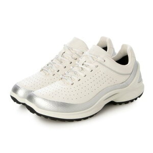 �G�R�[ ECCO �����\ �����₷�� BIOM ENERGI W ���f�B�[�X �{�v ���[�X�A�b�v�X�j�[�J�[ �h�� �iSILVER METALLIC/WHITE�j