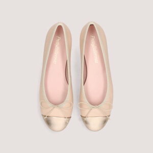 �v���e�B�E�o�����[�i Pretty Ballerinas NICOLE cap-toe / �j�R�� �L���b�v�g�D �o���G�V���[�Y �iNUDE-COCO�j