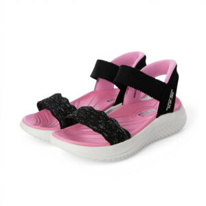 �X�P�b�`���[�Y SKECHERS �E���g�� �t���b�N�X 3.0 �T���_�� �n�[���T �iBLACK/PINK�j