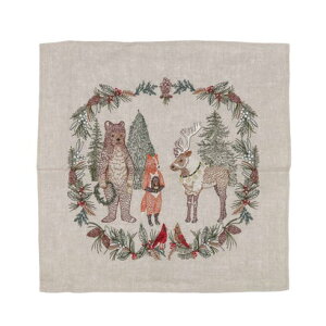 �R�[�����A���h�^�X�N Coral&Tusk �y���K�戵�X�zPillows case 50x50 Christmas Cheer Wreath �iFREE�j