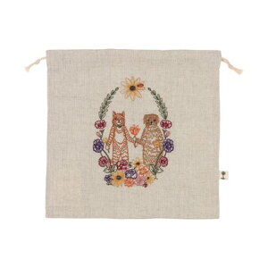 �R�[�����A���h�^�X�N Coral&Tusk �y���K�戵�X�zDrawstring Bag Cat and Dog Friends Garland �iFREE�j