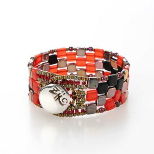 �n���X Harriss Ziio PIXELBRACELETS�iRED�j