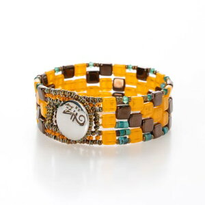 �n���X Harriss Ziio PIXELBRACELETS�iARANCIO�j