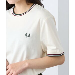 �t���b�h�y���[ FRED PERRY �y���{���K�i�z���V�F�ǉ��� TWIN TIPPED T-SHIRT �t���b�h�y���[ �e�B�b�v���C�� �����|�C���g���S�h�JT�V���c M1588V �i�I�t�z���C�g�j