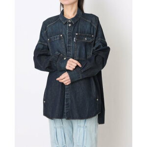 �A�N�I�h ACUOD Jean Work Shirt �iIndigo�j