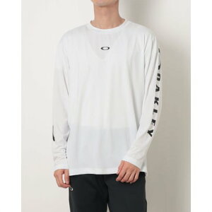 �I�[�N���[ OAKLEY �����Y �����@�\T�V���c ENHANCE QDEVO LS TEE SLV 5.0 FOA409021 �iWHITE�j