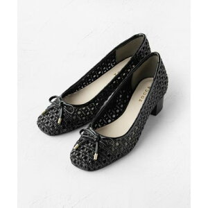 TOCCA CROCHET WITH RIBBON PUMPS �p���v�X �i�u���b�N�n�j