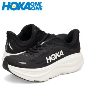 �z�J HOKA �X�j�[�J�[ �{���_�C9 �����Y ���f�B�[�X BONDI 9 �u���b�N �� 1162011-BWHT �iMMM�j