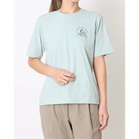 ピーナッツ PEANUTS レディース アウトドアカジュアル 半袖Tシャツ グラフィック半袖Tピーナッツパッキングリスト TRPN-9D2246TS （グレッシュグリン）