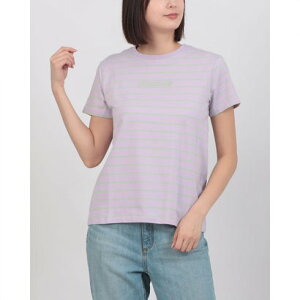 �Q�X GUESS GUESS JEANS Short Sleeves Crew Neck Regular Yd Striped Tee �iS40K�j