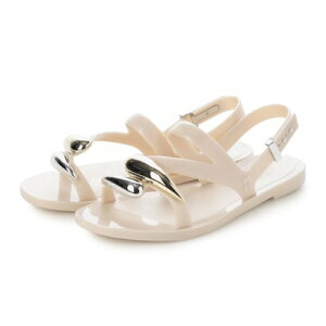 �����b�T melissa MELISSA IRIS SANDAL AD �iBEIGE/GOLD�j