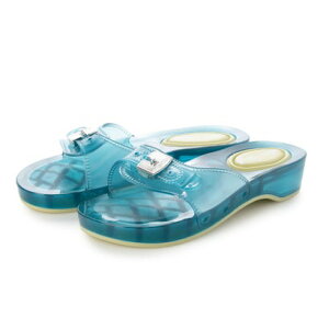 �����b�T melissa MELISSA PESCURA HEEL + SCHOLL AD �iTRANSPARENT BLUE�j