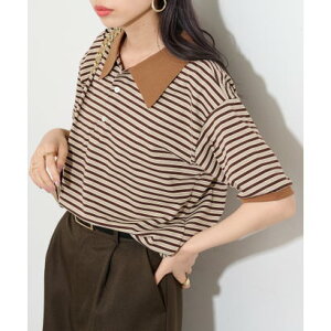 �X�^�[�A���h�X�g���C�v STAR&STRIPE �{�[�_�[�|��T�V���c BODER POLO TEE �i�u���E���j