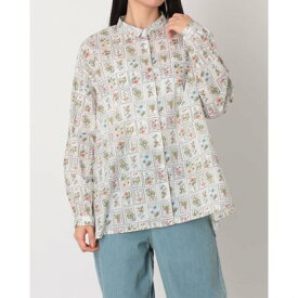 センソユニコ Sensounico Lucruca flower kitteブラウス （ホワイト）