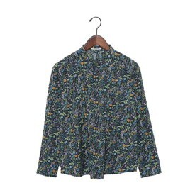 センソユニコ Sensounico Lucruca【LIBERTY.】Flowersブラウス （ネイビー）
