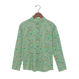 センソユニコ Sensounico Lucruca【LIBERTY.】Eito Blotchブラウス （グリーン）