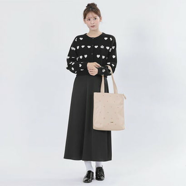 楽天市場】マリークワント MARY QUANT ハート刺繍 トート （ブラック 