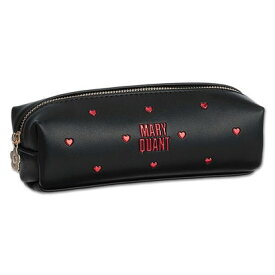 マリークワント MARY QUANT ハートフロート スクエアペンケース （ブラック）