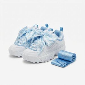 �t�B�� FILA DISRUPTOR 2 SCARF / �f�B�X���v�^�[2�X�J�[�t / ����X�j�[�J�[ �iPURE WHITE/Blue Bell�j