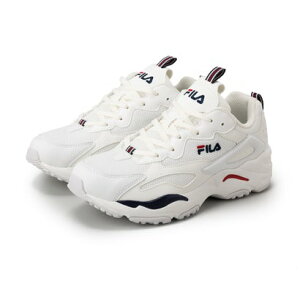 �t�B�� FILA RAY TRACER / ���C�g���[�T�[ / �J�W���A���X�j�[�J�[ �iBright White/Peacoat/Chinese Red�j