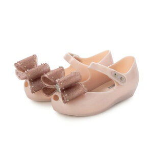 �����b�T melissa MINI MELISSA ULTRAGIRL CLASSIC BOW BB �iMETALLIC PINK/GLITTER�j