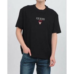�Q�X GUESS GUESS JEANS Short Sleeves Os Baker Logo Tee �iJBLK�j