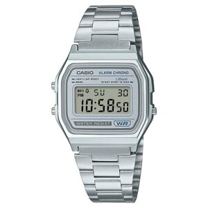 CASIO CLASSIC / A158WEA-7JF �i�V���o�[×�u���[�j