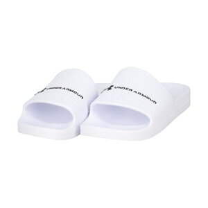 �A���_�[�A�[�}�[ UNDER ARMOUR �A���_�[�A�[�}�[ UNDER ARMOUR UA �A�[�}�[ �X���C�h ���C�g 6007528 �i100 WHITE/WHITE/BLACK�j