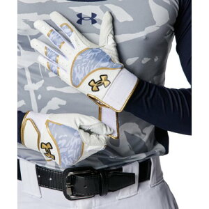 �A���_�[�A�[�}�[ UNDER ARMOUR �A���_�[�A�[�}�[ UNDER ARMOUR UA �A���f�B�i�C�A�u�� �o�b�e�B���O�O���[�u ����p 6012834 �i100 WHITE/METALLICGOLD�j