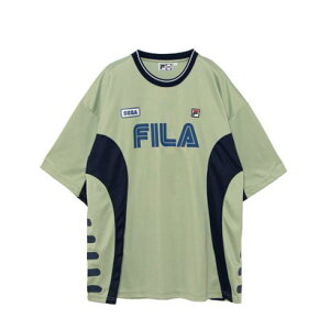 �t�B�� FILA S/S TEE / �V���[�g�X���[�u�e�B�[�V���c / �z�������AUV�P�A / ���j�Z�b�N�X �iKHAKI�j