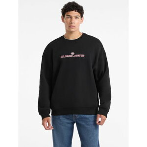 �Q�X GUESS GUESS JEANS Os Active Logo Crewneck �iJBLK�j
