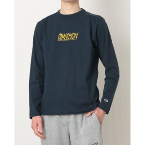 �`�����s�I�� Champion �����Y ����T�V���c LONG SLEEVE T-SHIRT C3-D408 �i�l�C�r�[�j