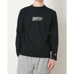 �`�����s�I�� Champion �����Y ����T�V���c LONG SLEEVE T-SHIRT C3-D408 �i�u���b�N�j