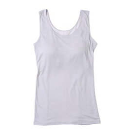 アズ as ひんやり接触冷感&吸水速乾 背中メッシュ カップ付きノースリーブ （グレージュ）